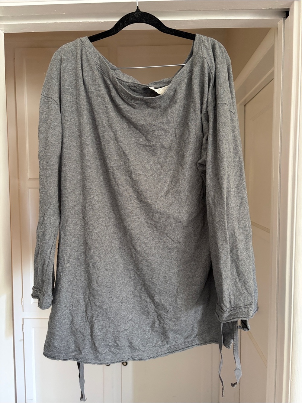 Caslon Gray Long-Sleeve Casual Tunic Shirt/Dress